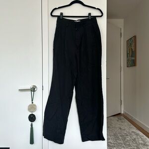 Everlane Black Wide Leg Trouser